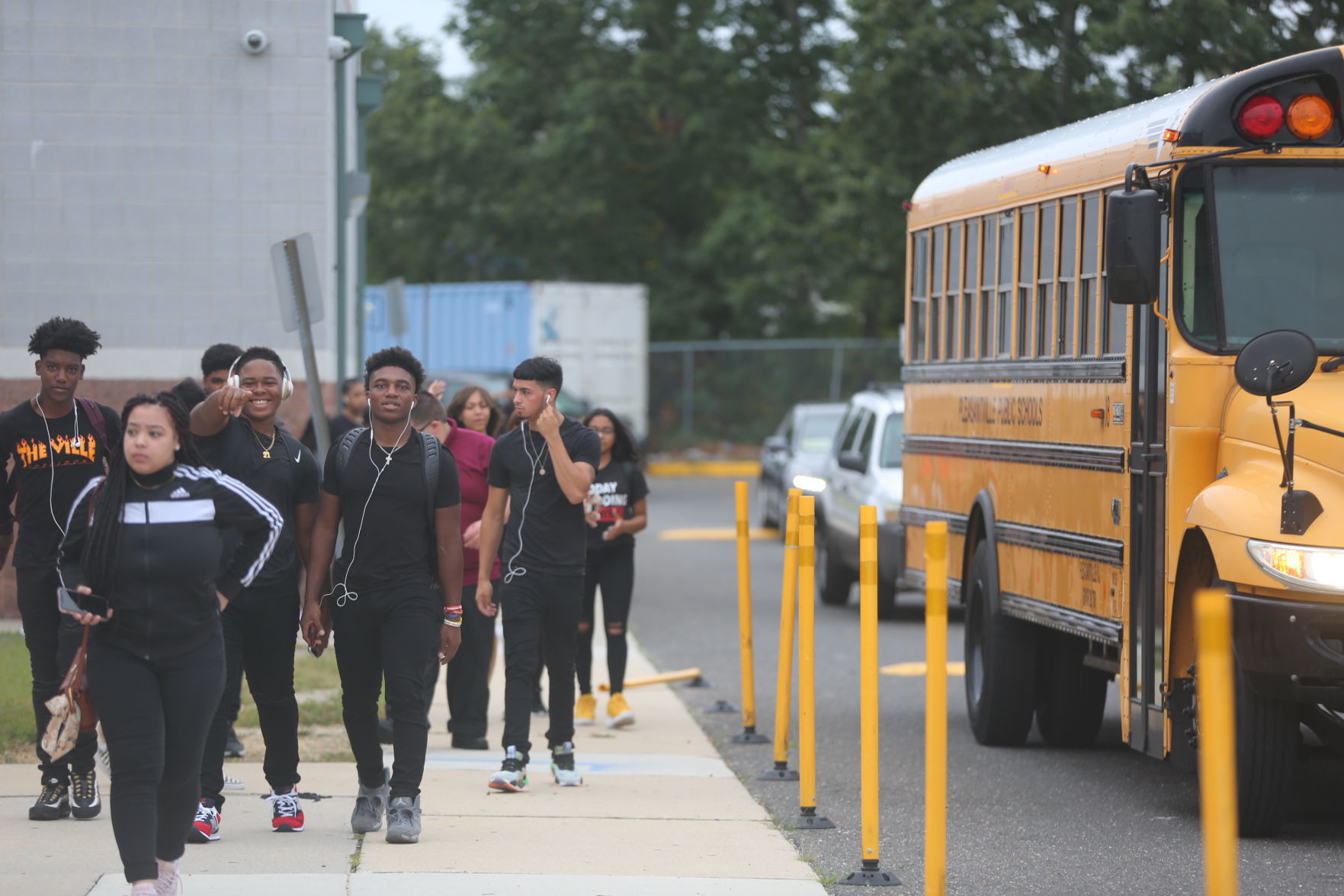 First Day at Pleasantville High School